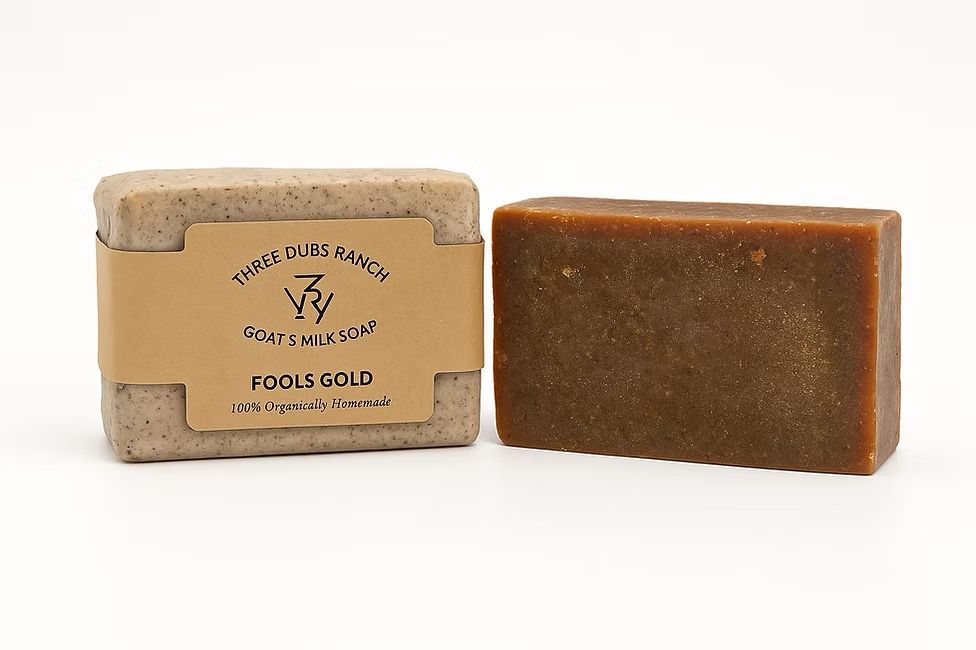 Soap-Fools Gold: Kentucky Bourbon Scented 3.25 oz Soap Bars
