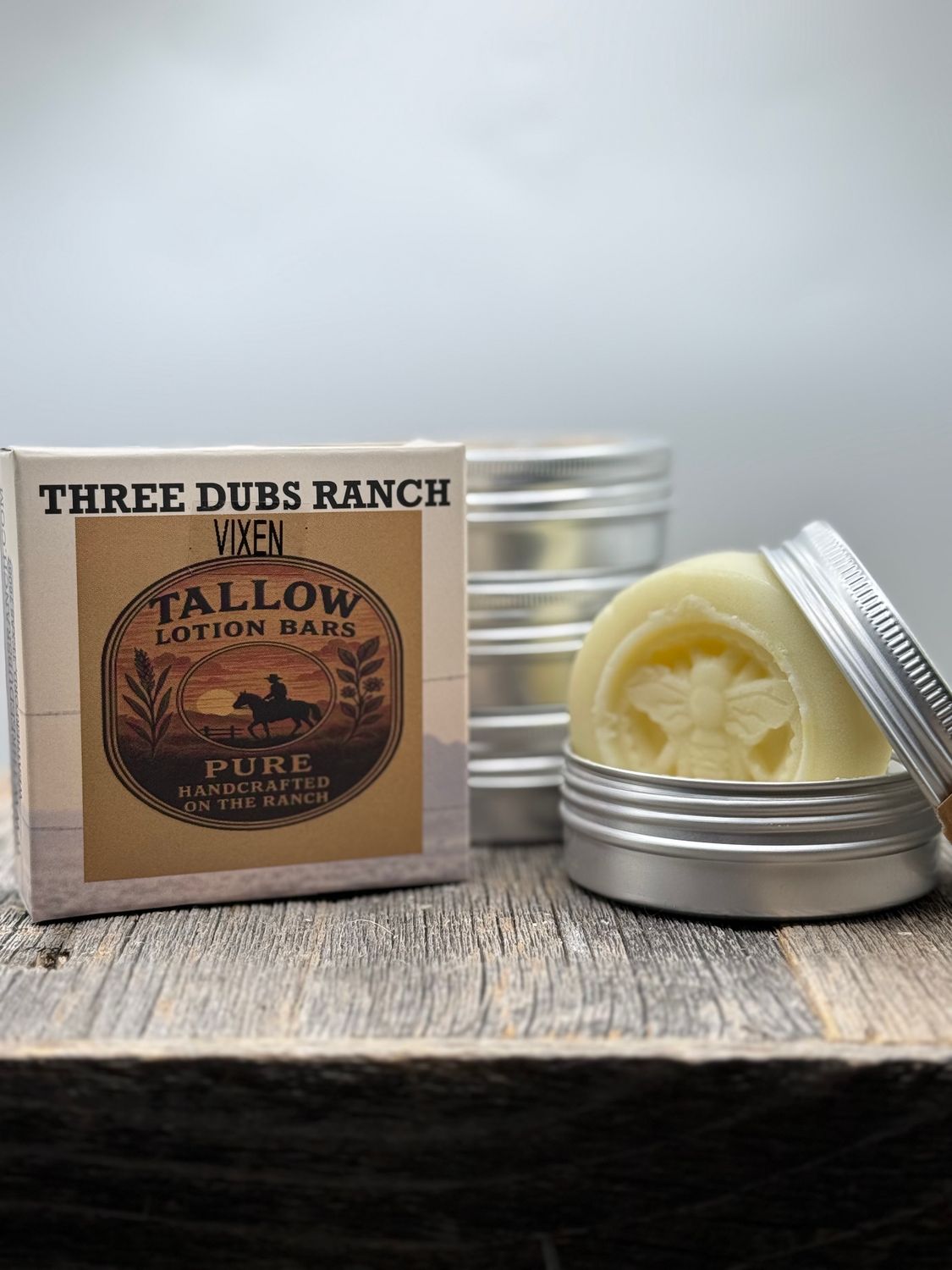 Tallow Lotion Bars: Vixen
