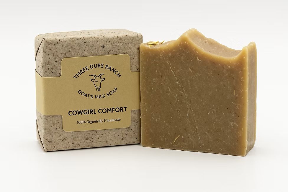 Soap-Cowgirl Comfort: Ylang Ylang, Bergamot &amp; Chamomile Scented 3.25 oz soap bar