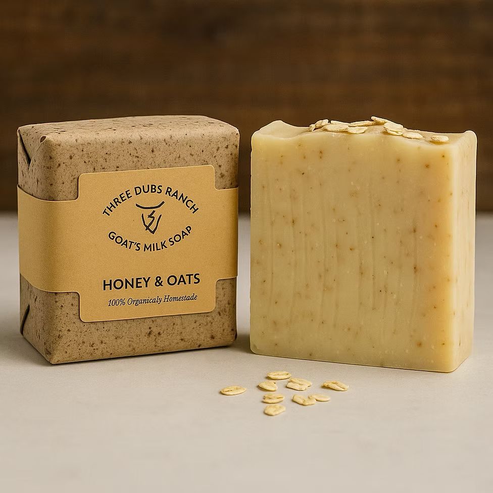 SOAP-Honey &amp; Oats: Almond, Honey &amp; Oats Milk