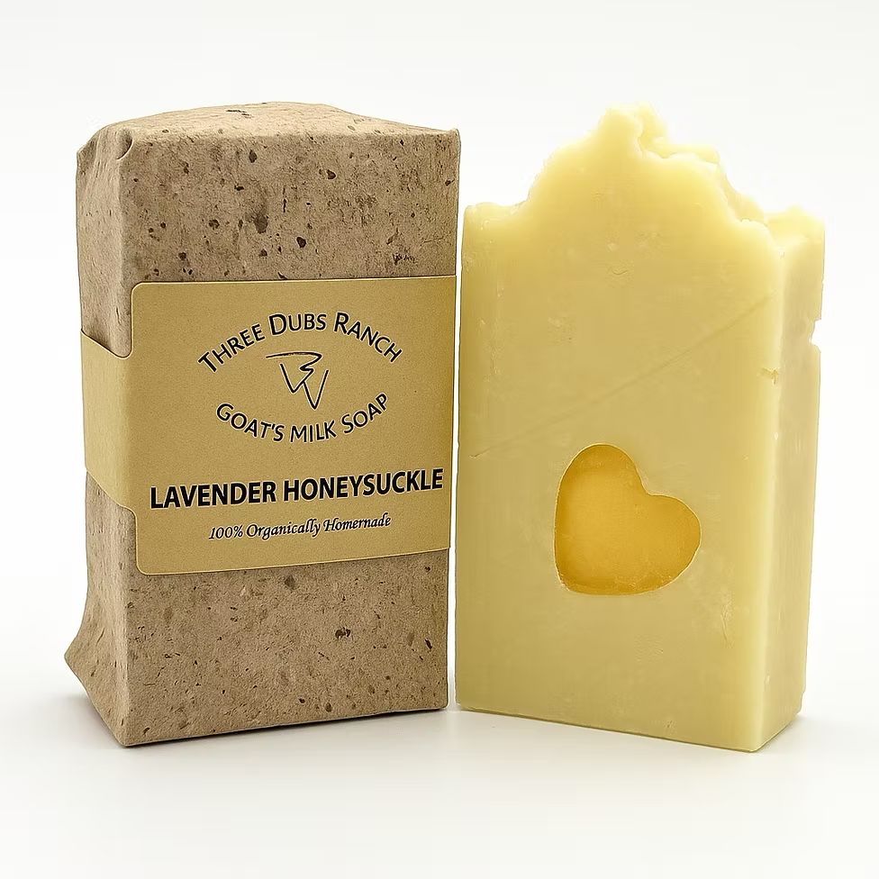 Soap-Lavender Honeysuckle: Lavender &amp; honeysuckle scented 3.25 oz soap bars