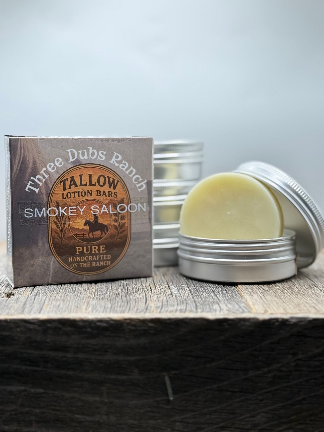 Tallow Lotion Bars: Smokey Saloon