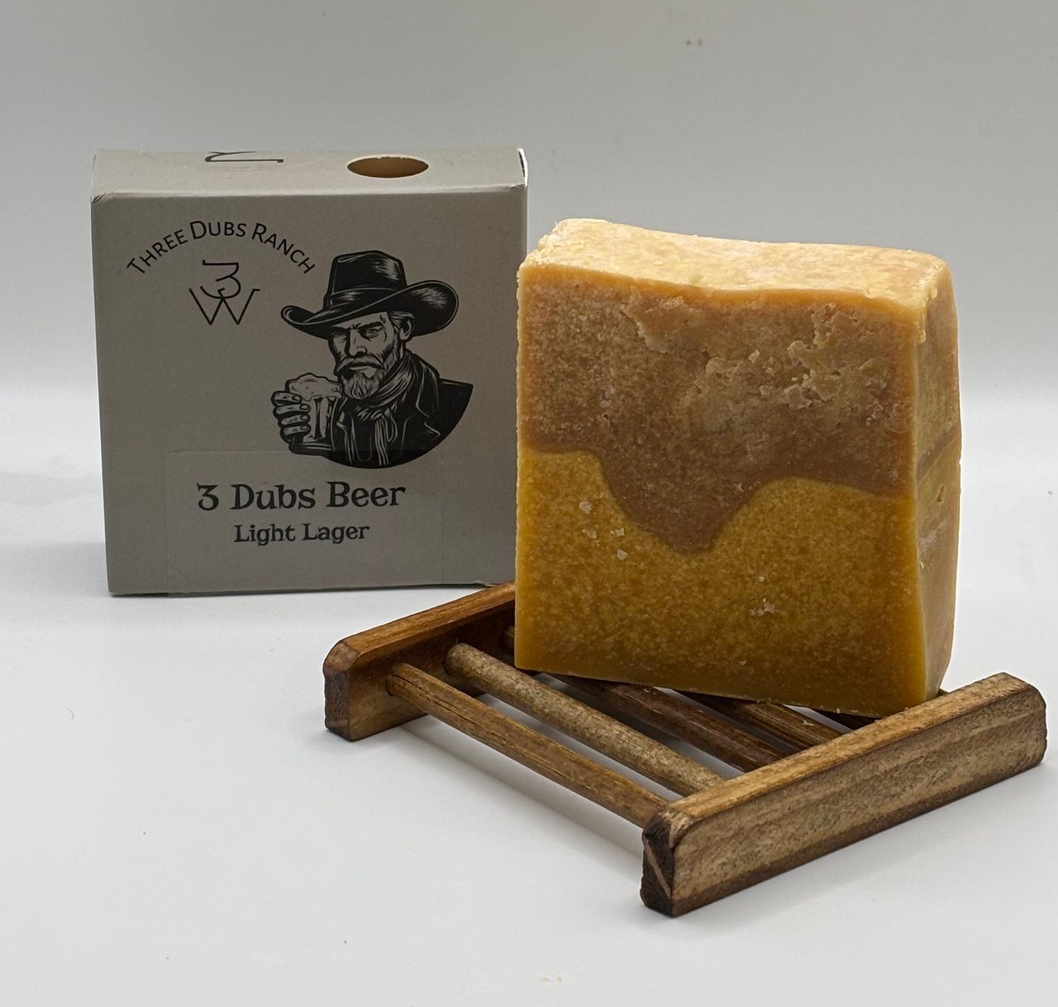 Soap-3 Dubs Beer: Dark Beer scented 3.25 oz soap bars