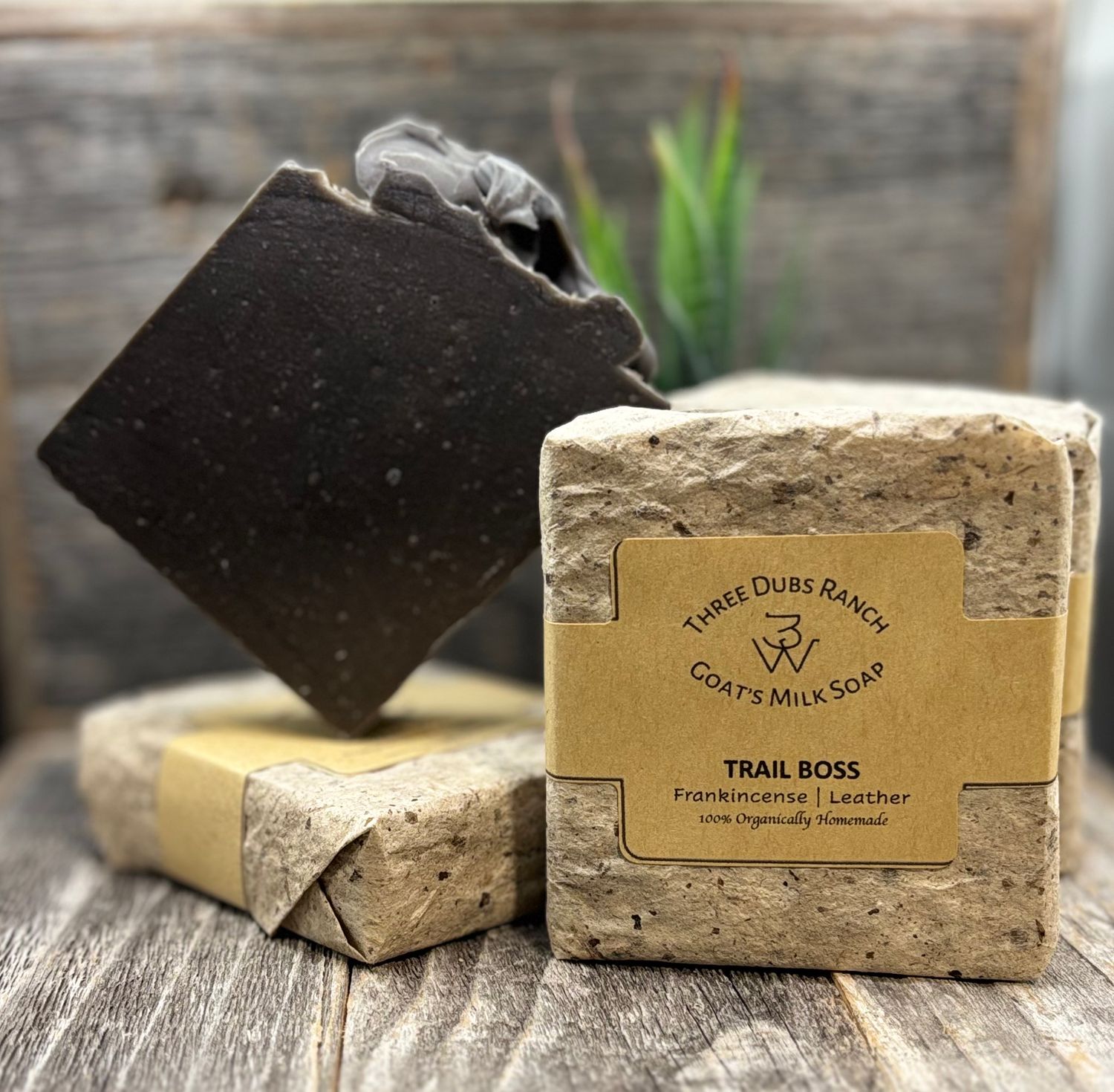 Soap-Trail Boss: Leather &amp; Frankincense