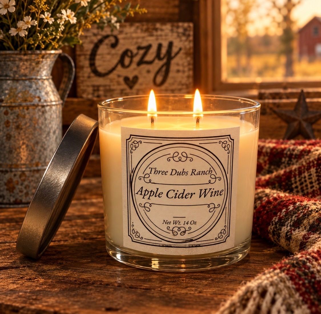 Candle Apple Cider Wine