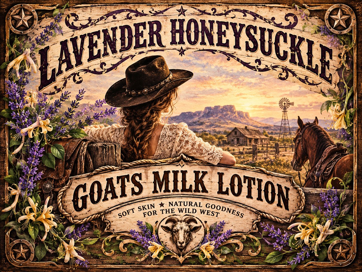 Goats Milk Lotion - Lavender Honeysuckle
