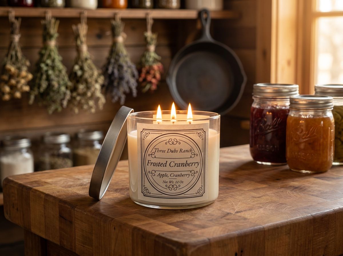 Candle Frosted Cranberry