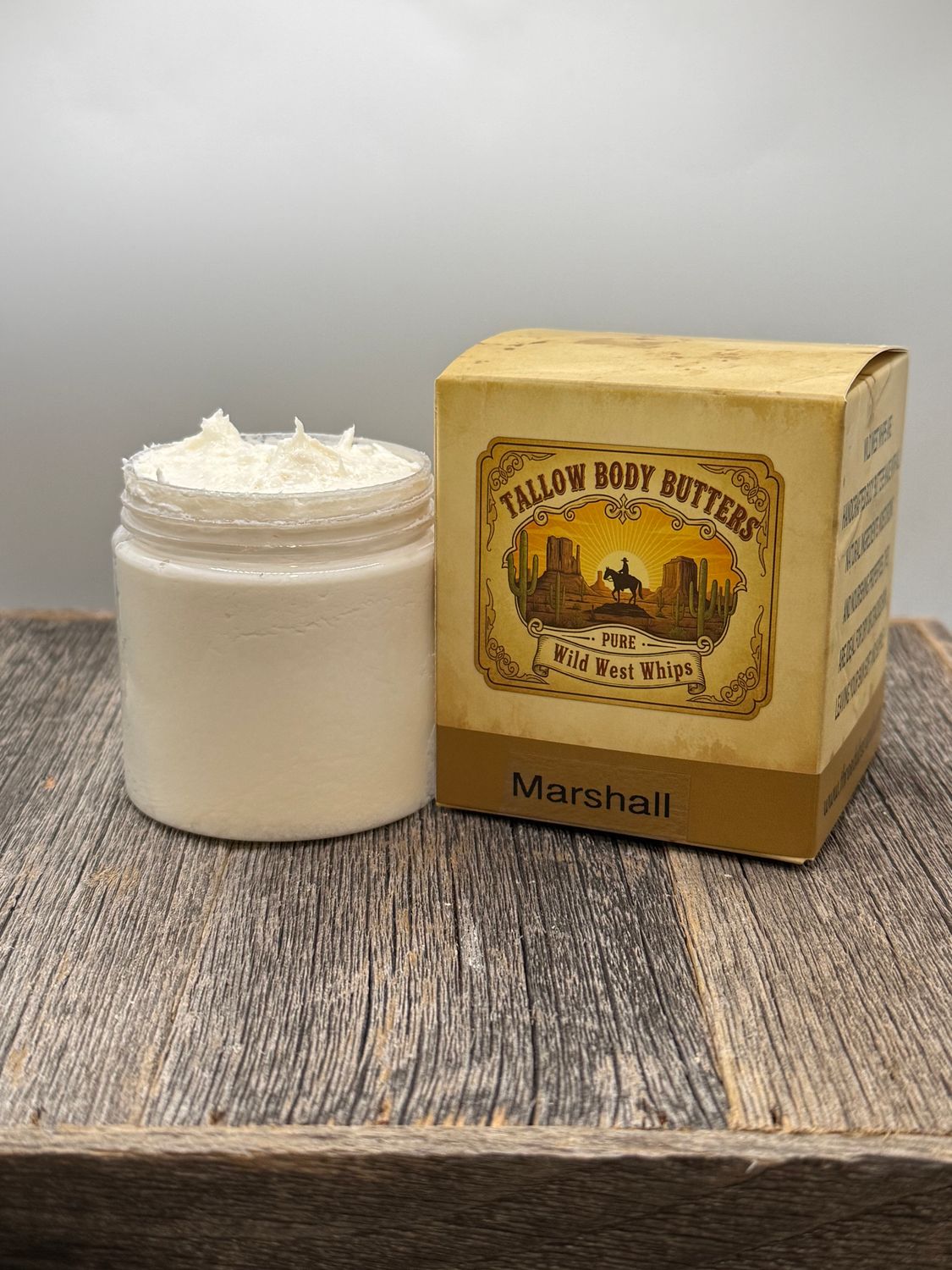 WWW Marshall Wild West Whips Tallow Body Butter (Currant, Apple, Bergamot, Jasmine, Pineapple, Patchouli)