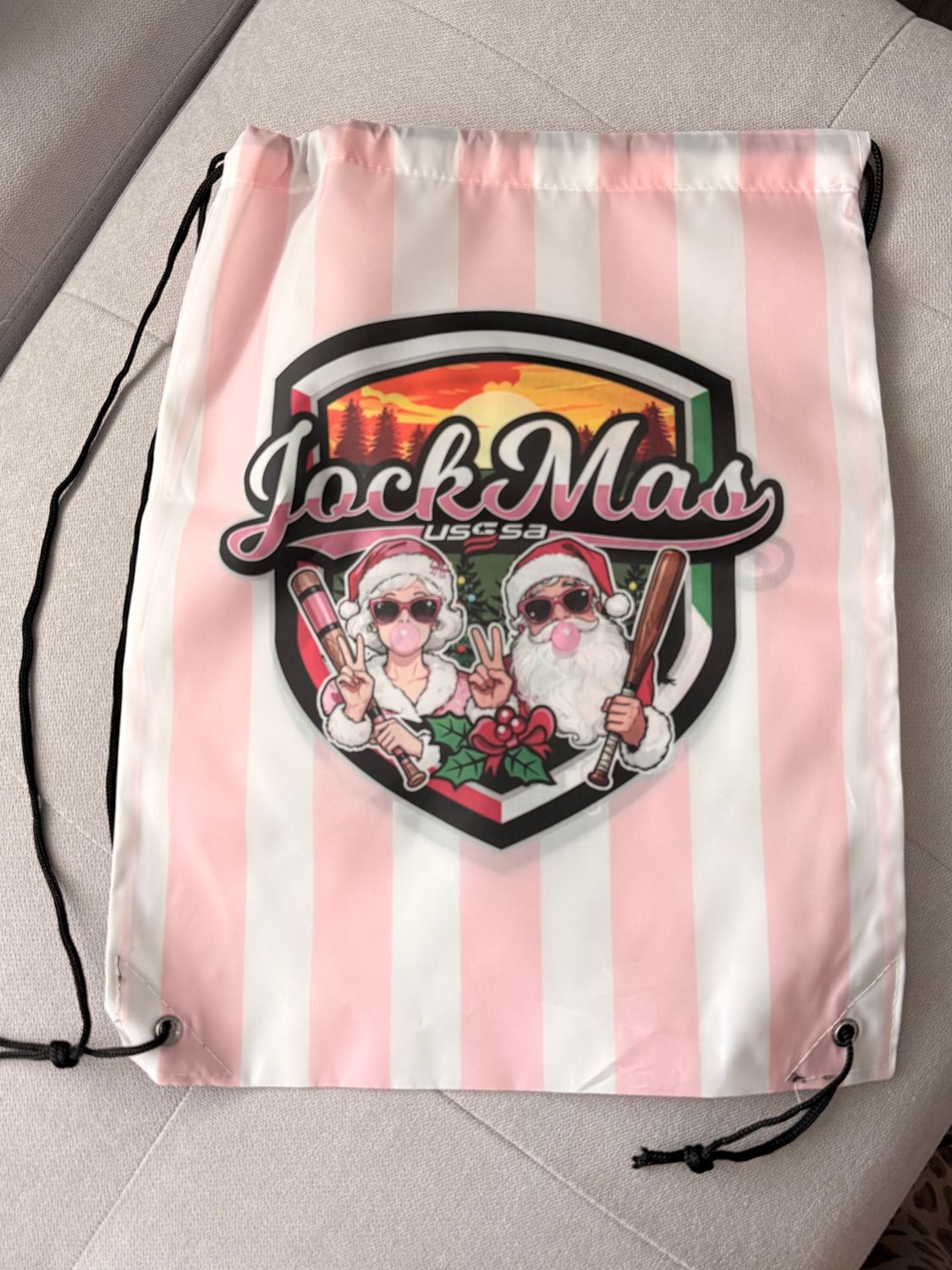 ​Jockmas Nylon Drawstring Bag