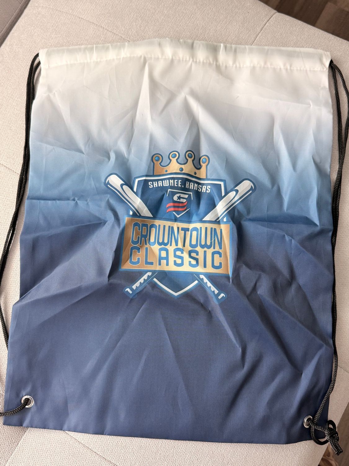 ​Crown Town Classic Nylon Drawstring Bag