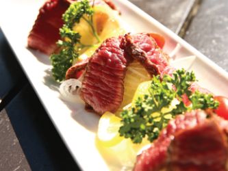Beef Tataki with Ama Ponzu Sauce