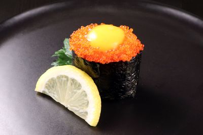 Tobiko with Quail Egg