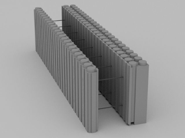 Silputa ICF THERMO NEO 45x160/210x95 szalunek ścienny