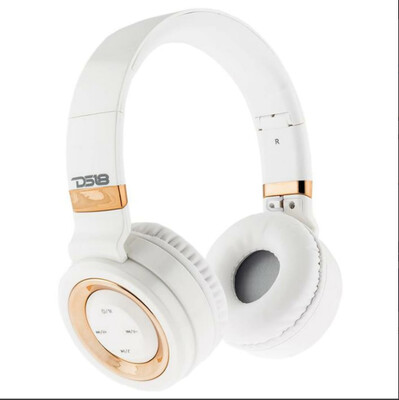DS18 - SOUND QUALITY HEADPHONES WITH BT WHITE