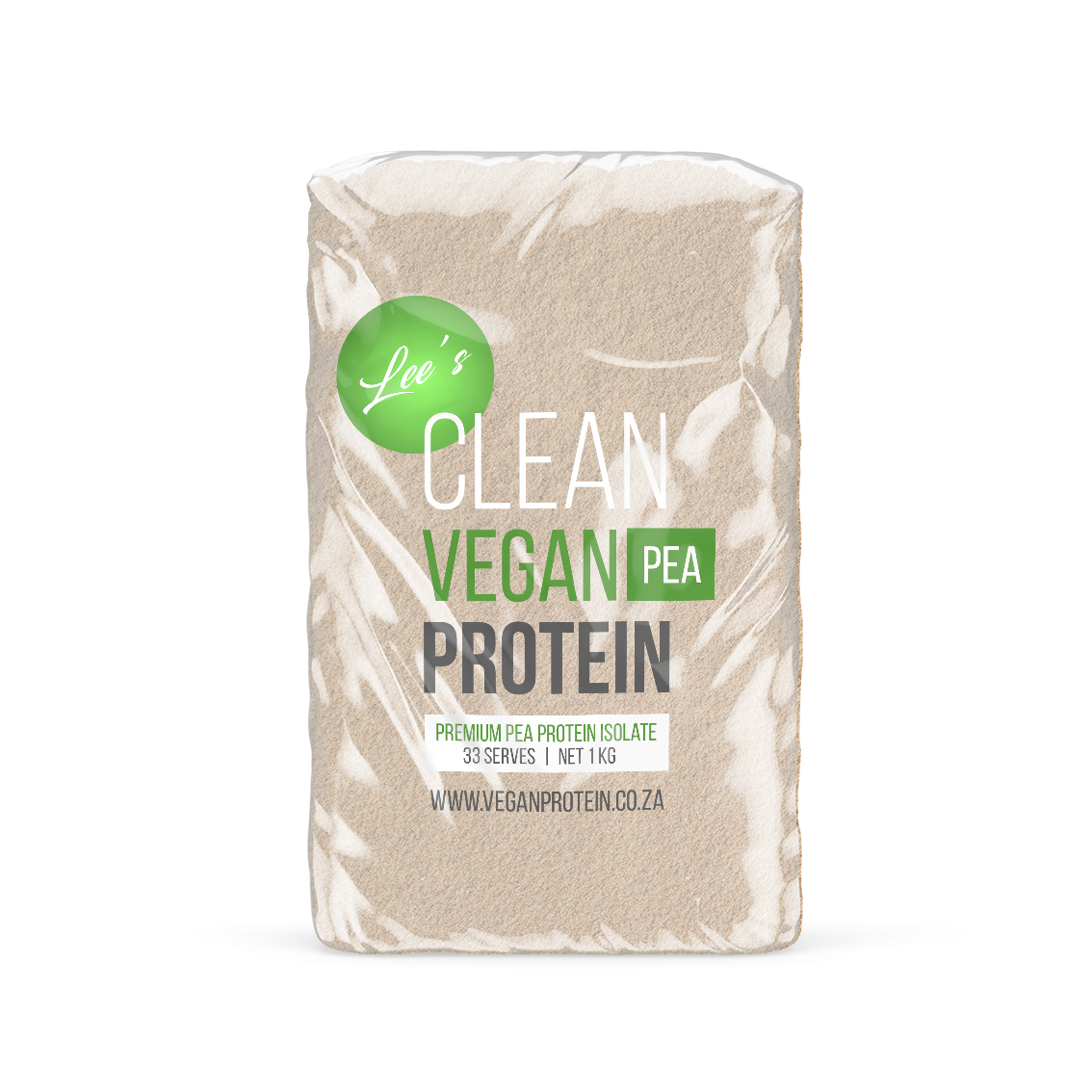 Pea Protein Powder Isolate -  1Kg Refills in Compostable Bags