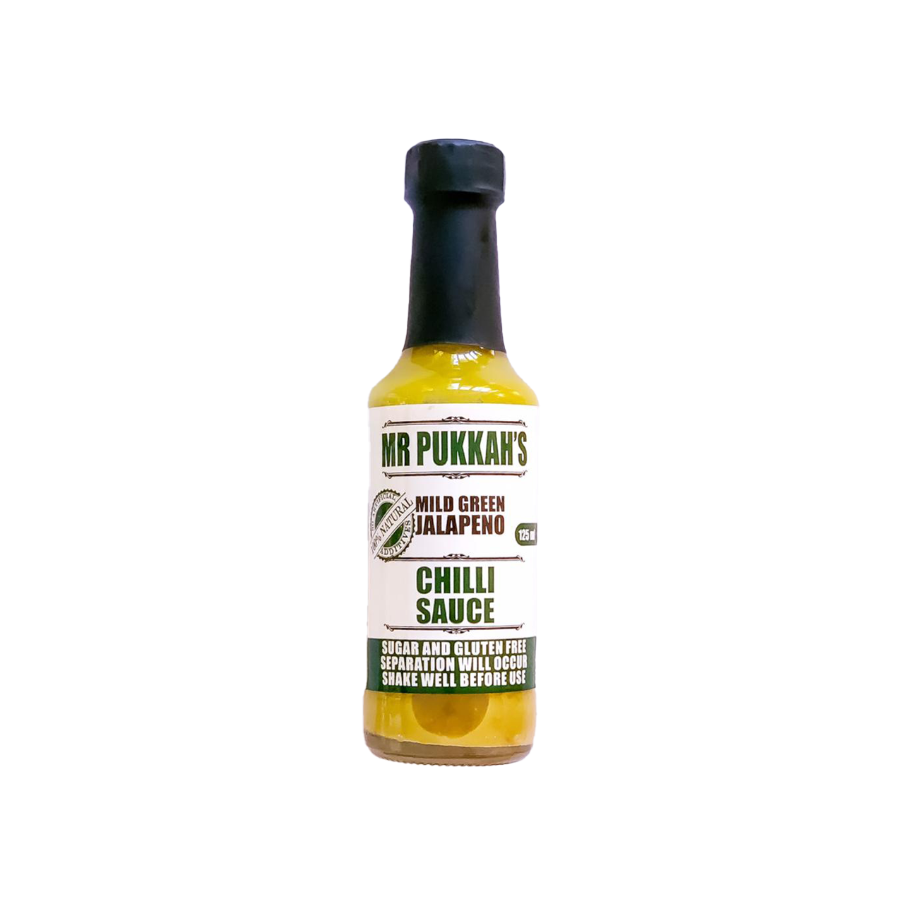 Mr Pukkah&#39;s - Mild Green Jalepeno Chilli Sauce
