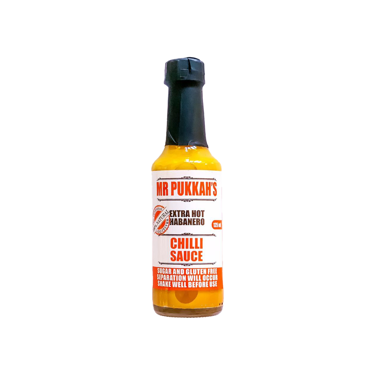 Mr Pukkah&#39;s - Extra Hot Habenero Chilli Sauce