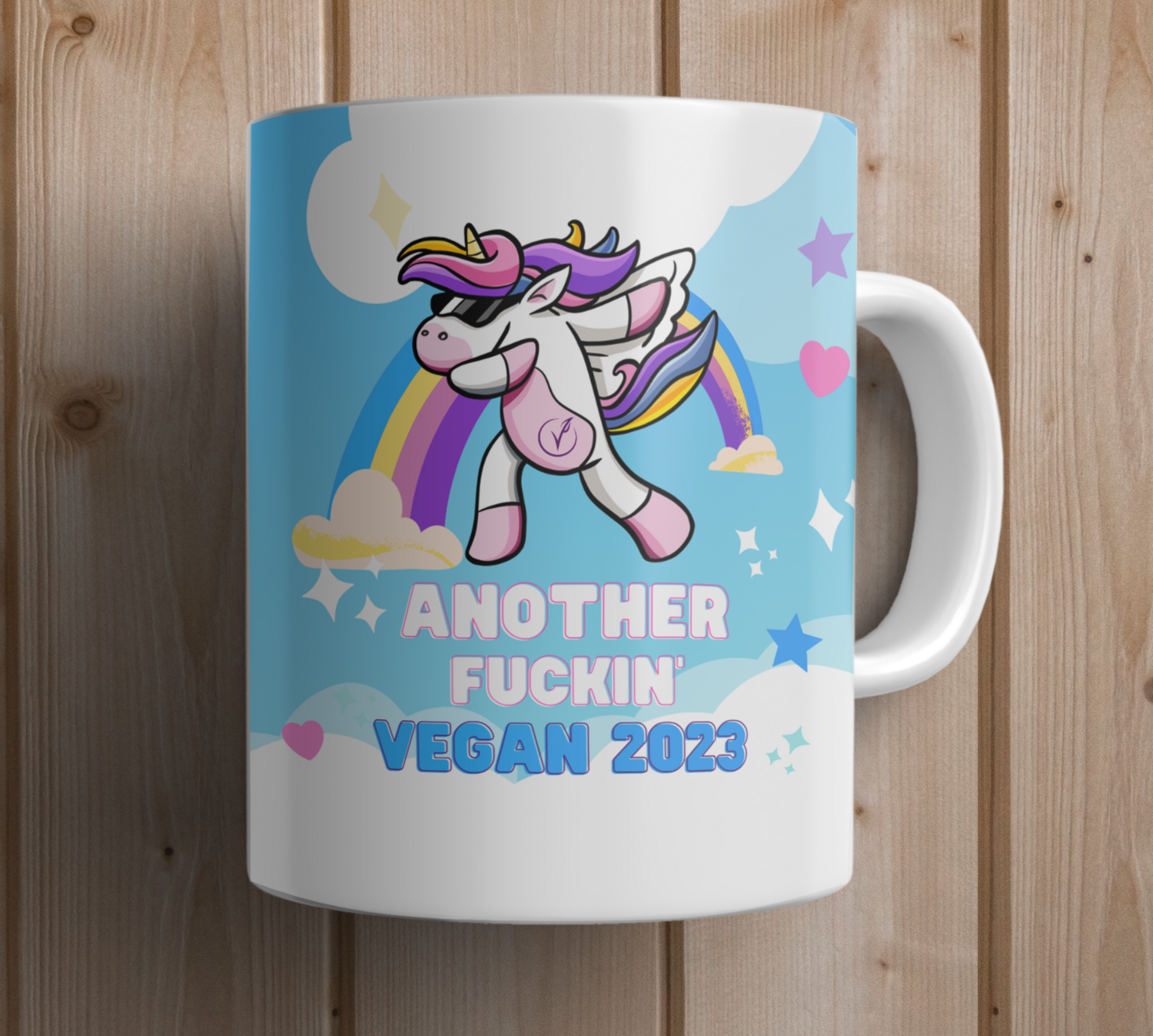 Another Fuckin&#39; Vegan 2023 Mug - Blue