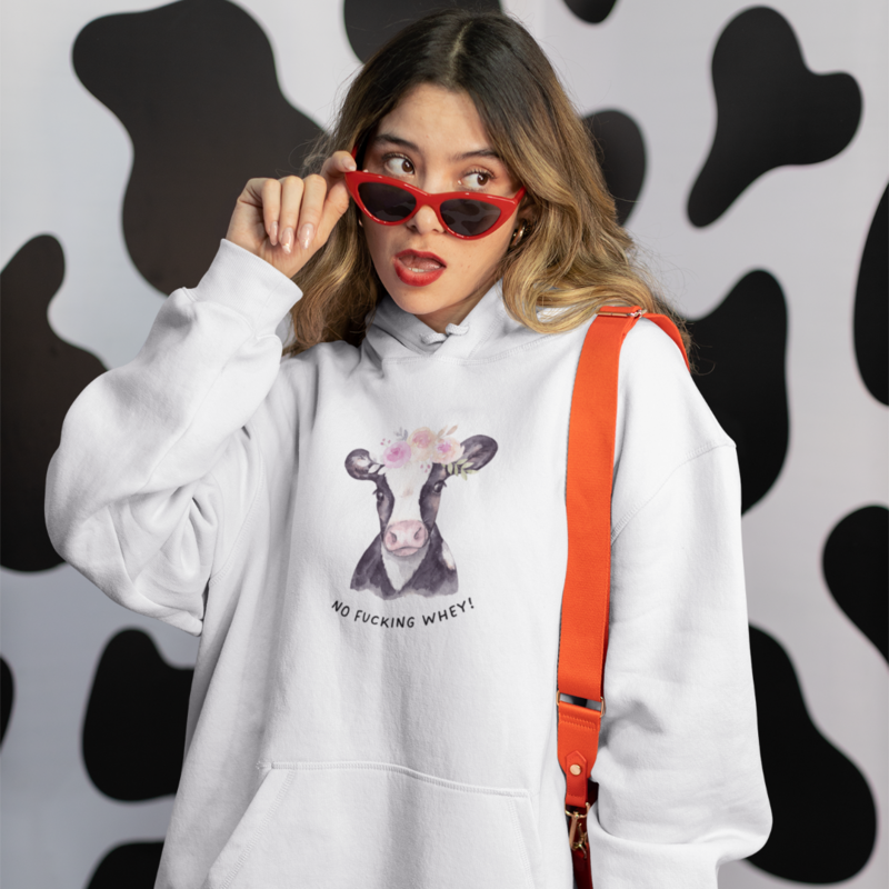 Vegan Streetfood Hoodie - No F*%&amp;ng Whey!