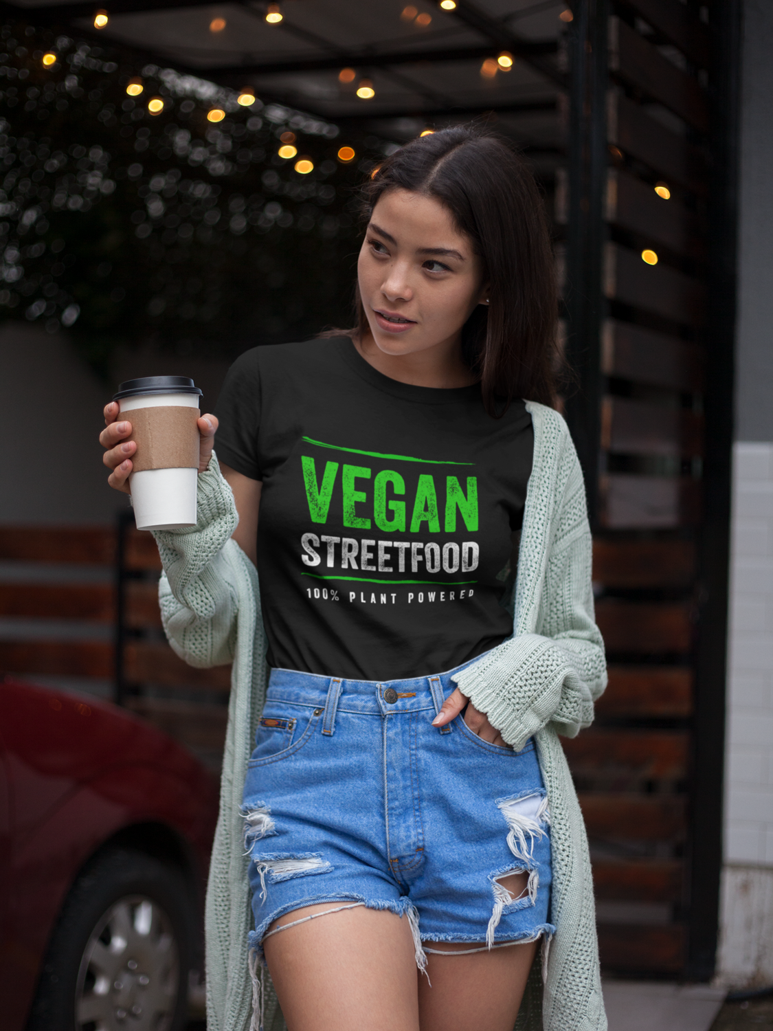 Vegan Streetfood Tee - Black