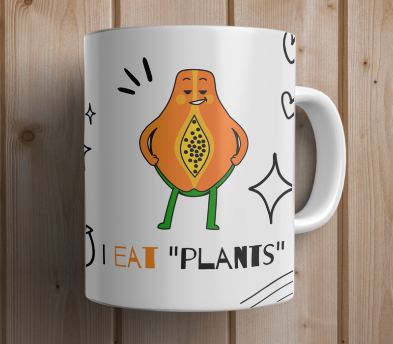 I Eat Plants Mug - Guava ;)