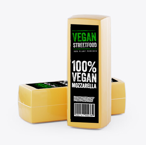 100% Vegan Catering Cheese (1kg) - Cheddar