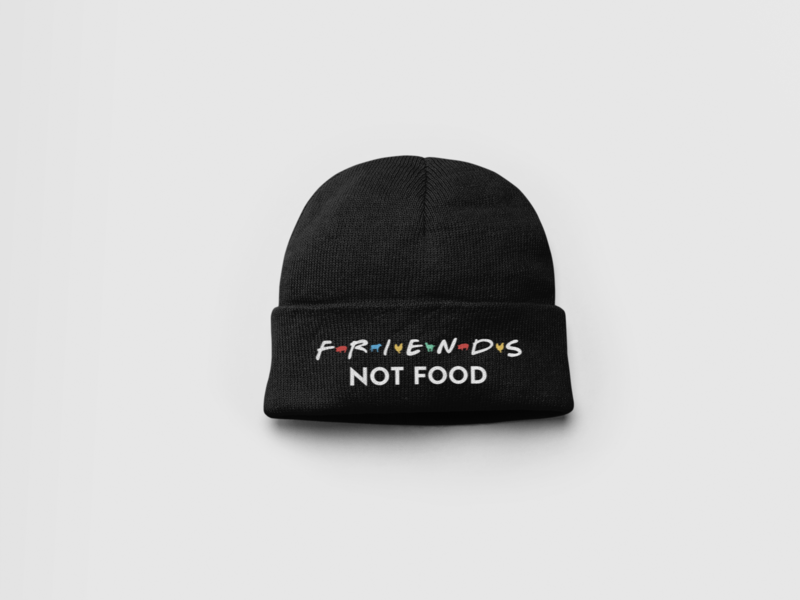Friends Not Food Beanie