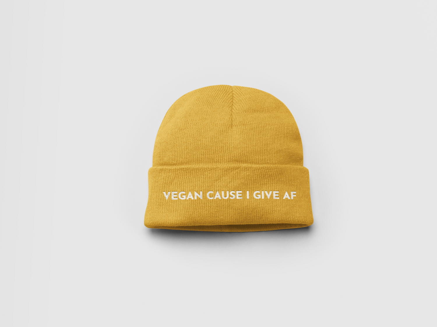 Vegan Cause I Give AF Beanie