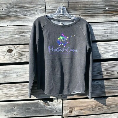 Ladies' Preppy Marlin Washed Crewneck Sweatshirt Ladies' Preppy Marlin Washed Crewneck Sweatshirt