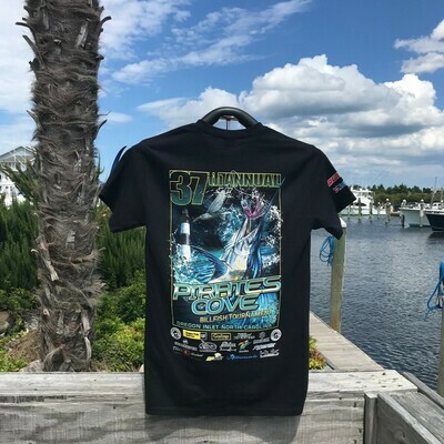 37th Annual Pirate's Cove Billfish Tournament T-Shirt 37th Annual Pirate's Cove Billfish Tournament T-Shirt