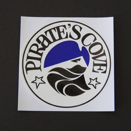 Pirate's Cove Circle Logo Sticker Pirate's Cove Circle Logo Sticker