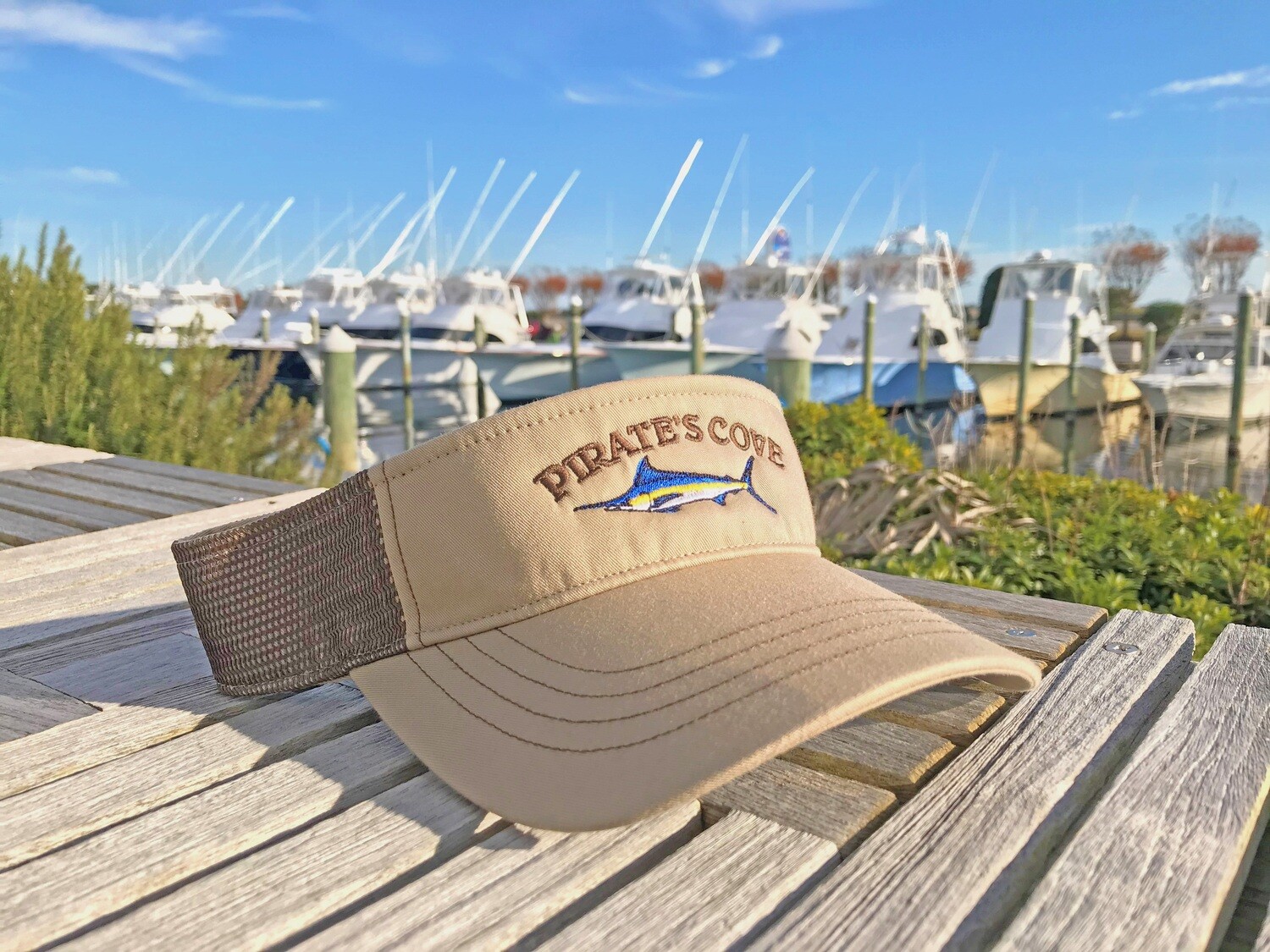 Visor Straight Marlin Logo