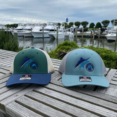 Pirates Cove Embroidered Marlin 115 Richardson Hat