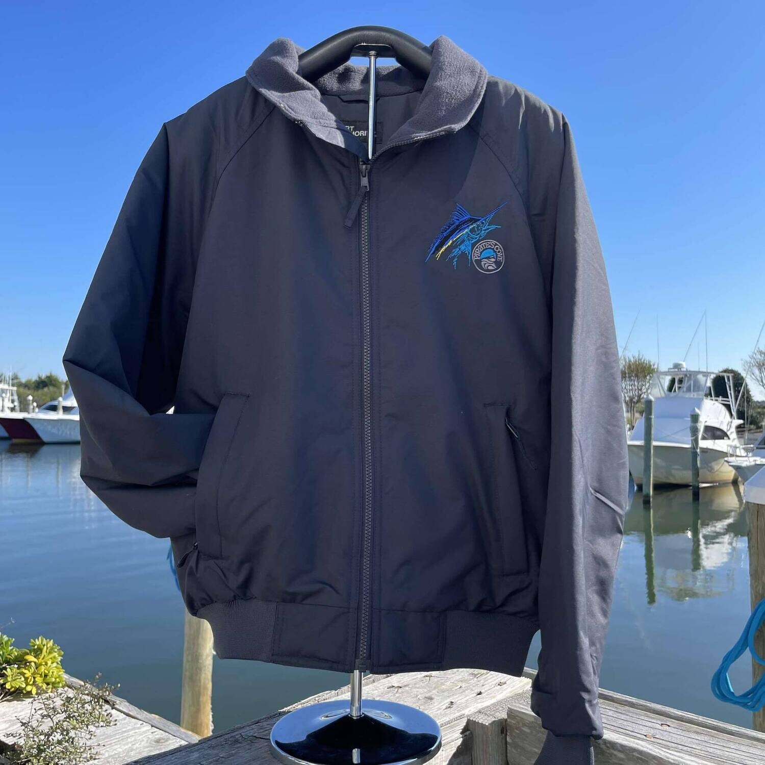 Men's Scratchy Marlin Embroidered Charger Jacket