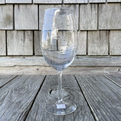 School of Fish Wine Glassware by Rolf