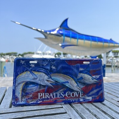 Pirates Cove Front License Plate