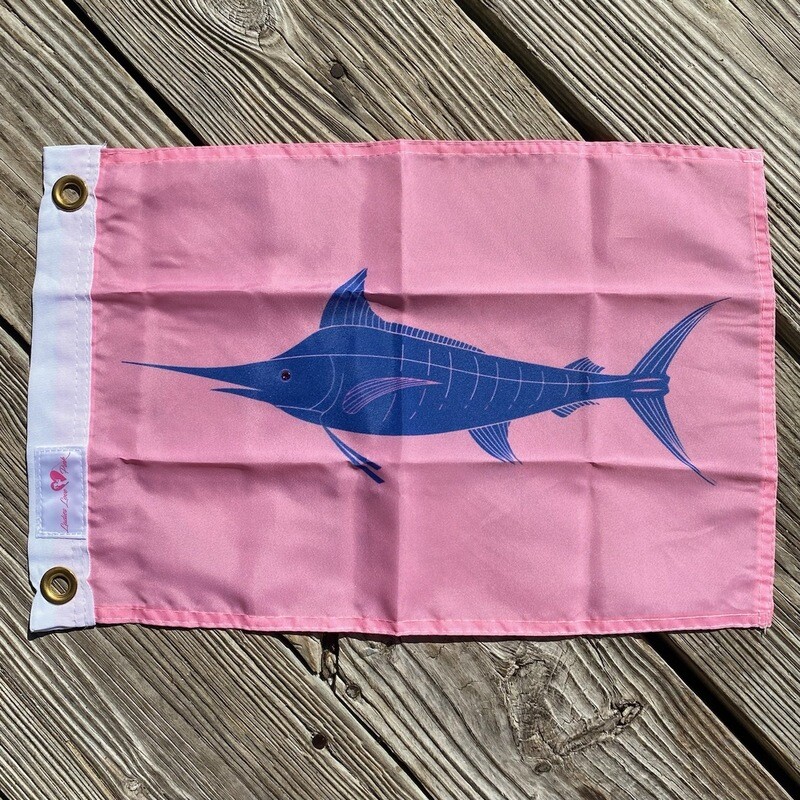 Ladies Love Pink Billfish Flags, Flag Type: Blue Marlin