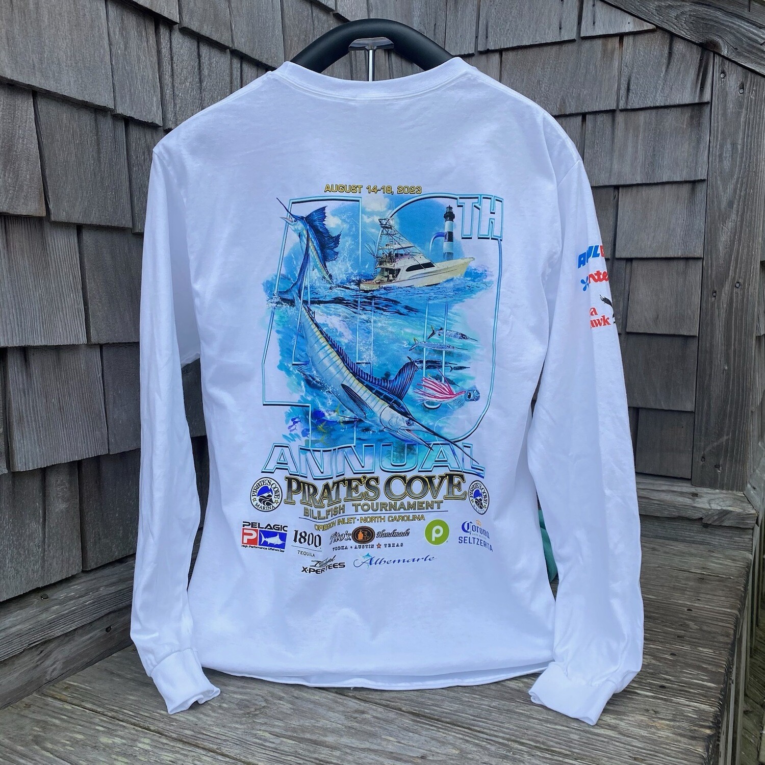 40th Annual Pirate's Cove Billfish Tournament Long Sleeve Shirt