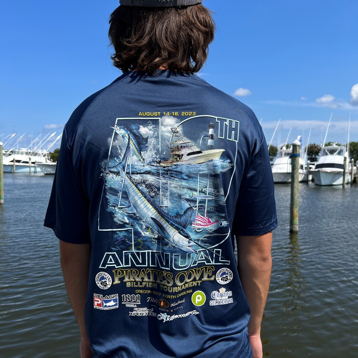 40th Annual Pirate's Cove Billfish Tournament Moisture Wicking Short
