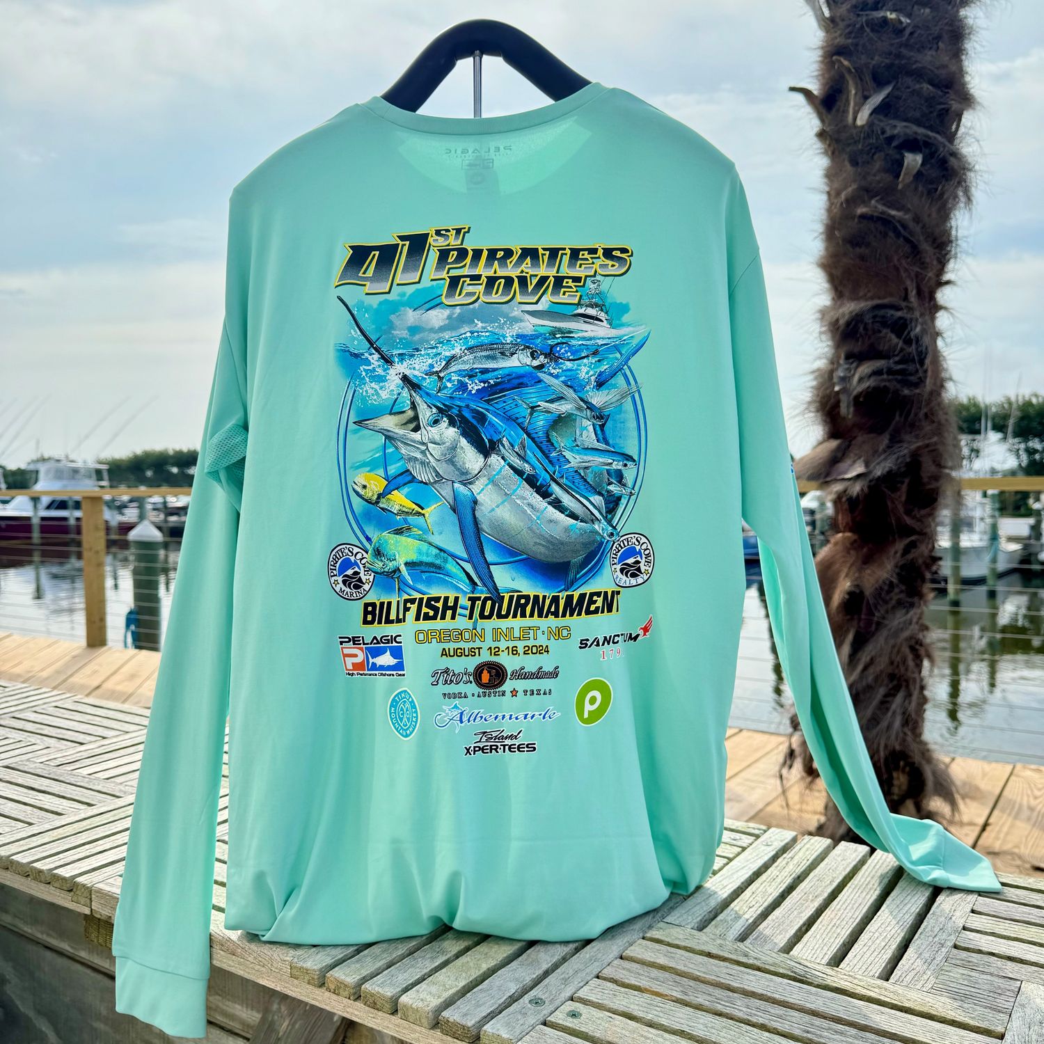 41st Annual Pirate's Cove Billfish Tournament Performance Long Sleeve by Pelagic