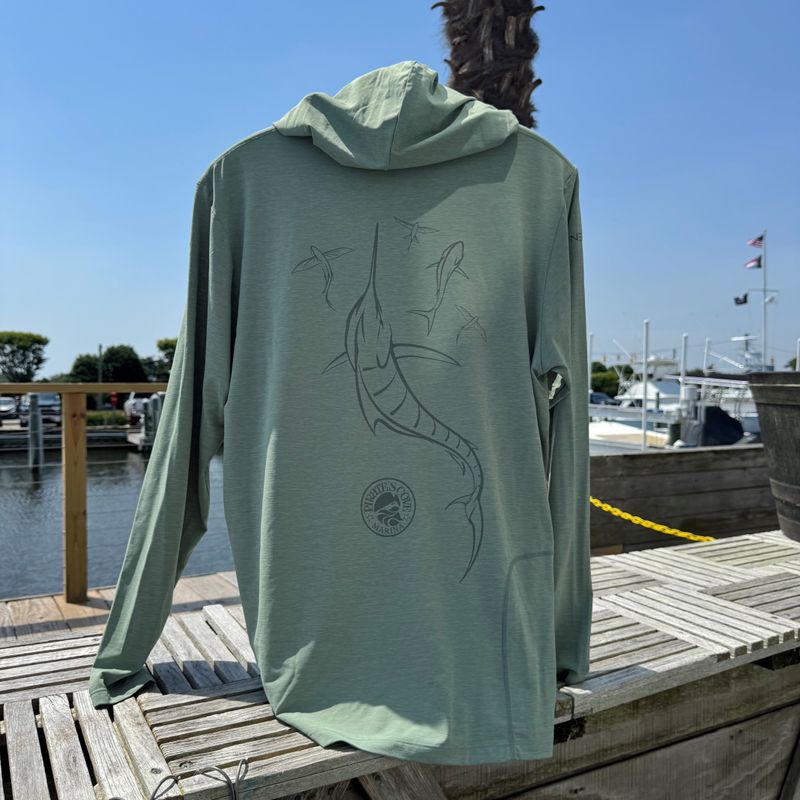 PC Anetik Deep Blue Performance Hooded Long Sleeve