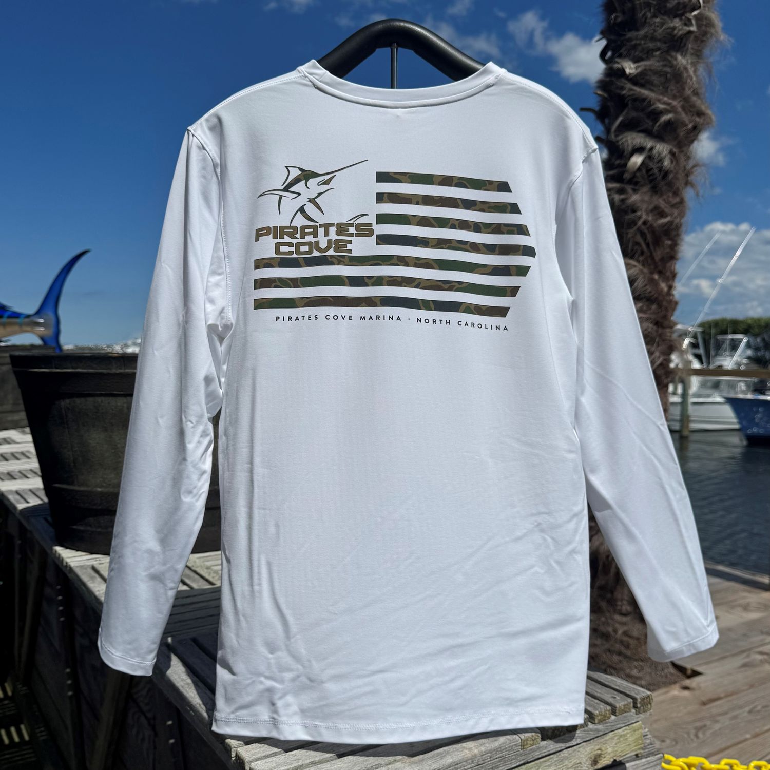 PC Performance Duck Camo Flag Long Sleeve