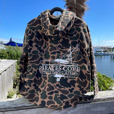 PC Charter Boat Duck Camo Hoodie