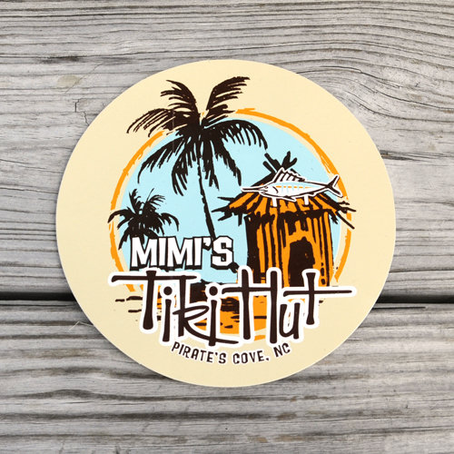 Mimi's Tiki Hut Sticker