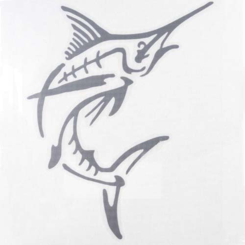 Decal - Silver Marlin