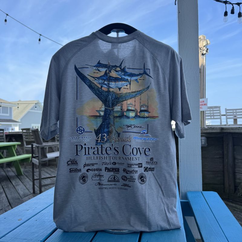 43rd Annual Pirate's Cove Billfish Tournament Performance Tee