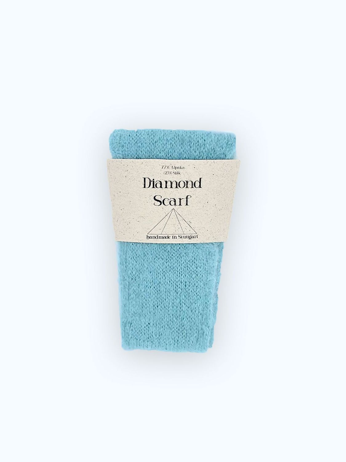 Diamond Scarf - chmaler flauschiger Schal in qua