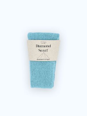 Diamond Scarf - chmaler flauschiger Schal in qua