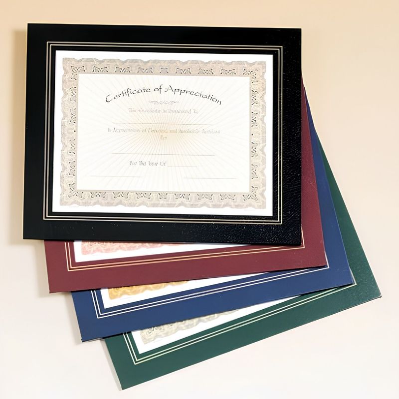 Leatherette Frame Certificate Holder Leatherette Frame Certificate Holder