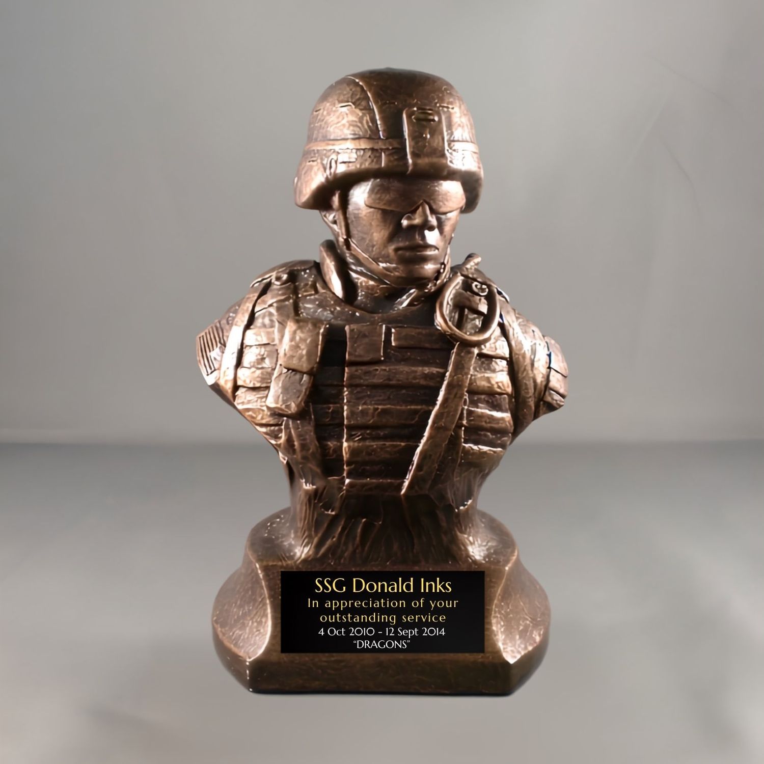 'Kevlar Bust' Statue